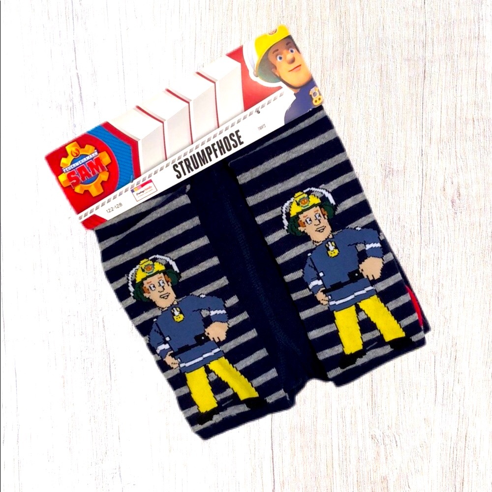 💕2 pack Fireman Sam footed tights 💕